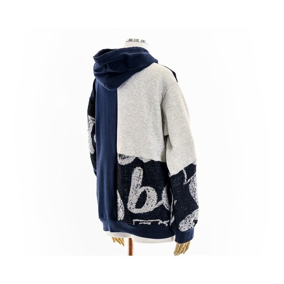 Mickey Mouse Fashion Rework Patchwork Tapestry Hoodie - Picture 4 of 8